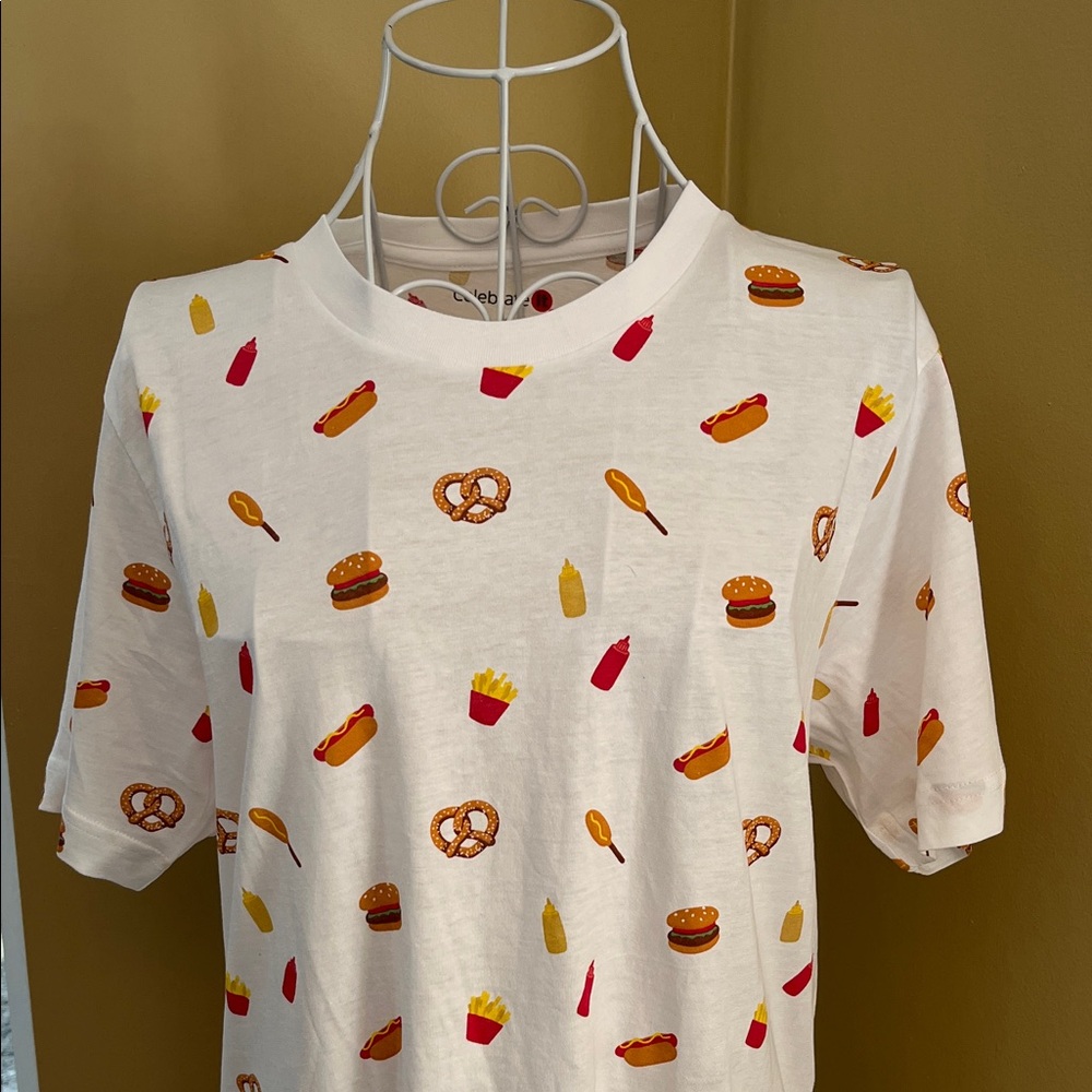 Adult Fun Food Print T-Shirt
